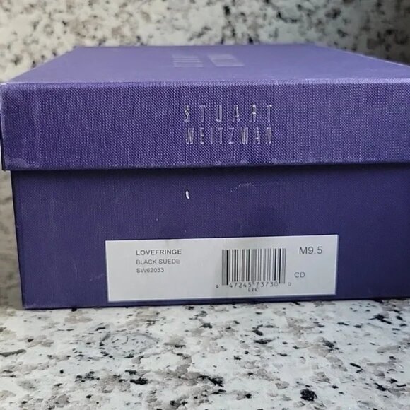 Stuart Weitzman LoveFringe heels US sz 9.5 - Picture 10 of 11